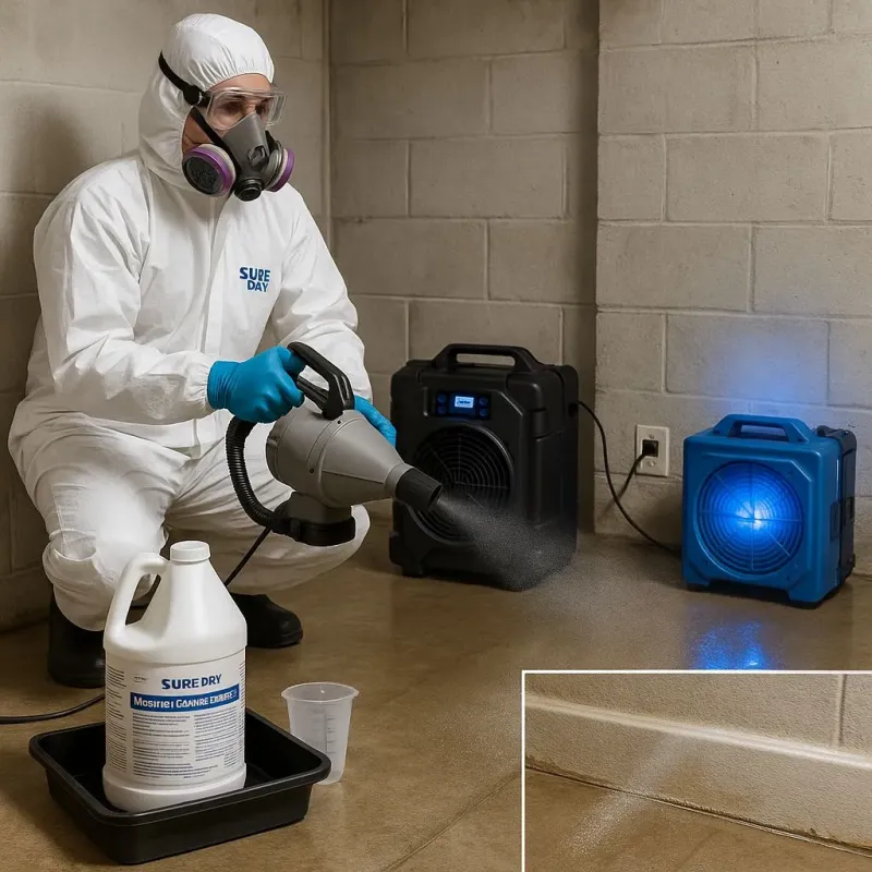 Sanitization and Odor Removal process in Brusly, LA